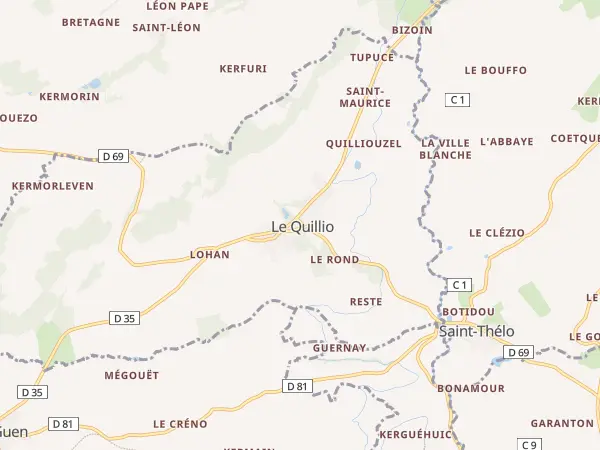 Plan du Quillio