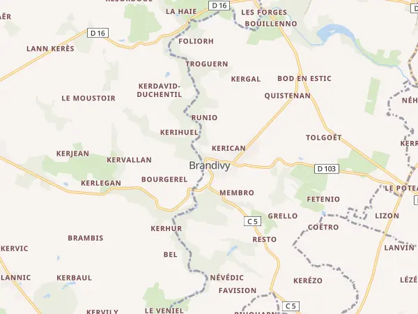 Plan de Brandivy