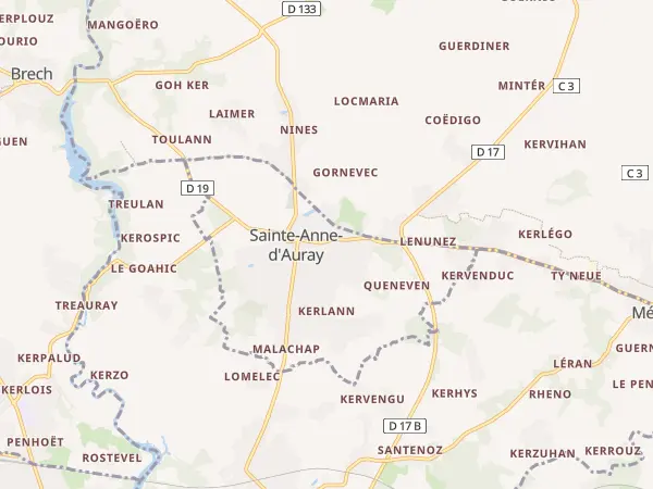 Plan de Sainte-Anne-d’Auray