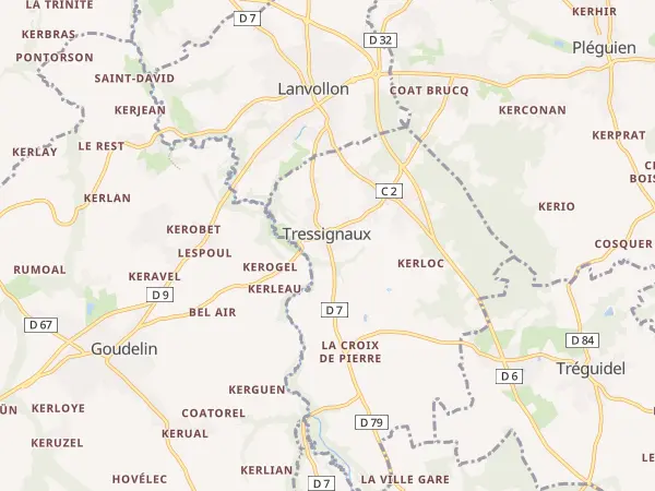 Plan de Tressignaux