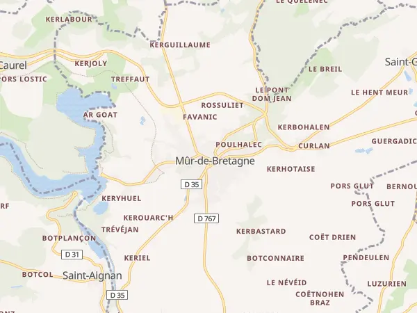 Plan de Guerlédan