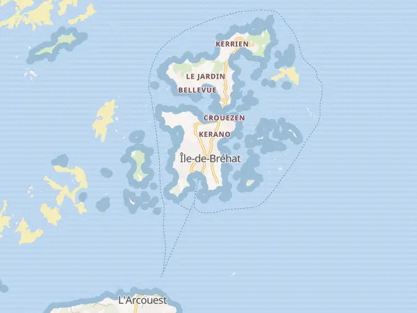 Plan de Île-de-Bréhat