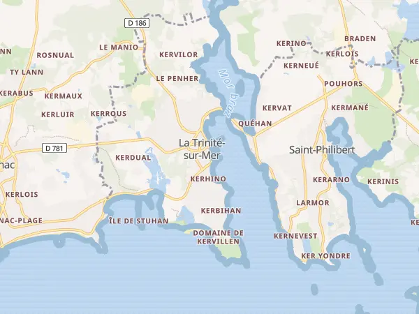 Plan de La Trinité-sur-Mer