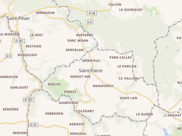 Plan de Saint-Fiacre