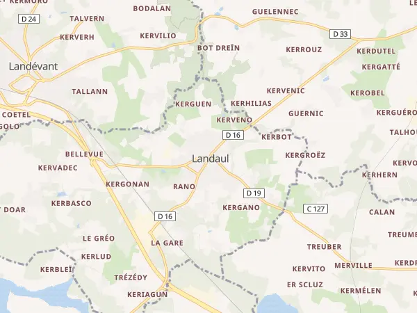 Plan de Landaul