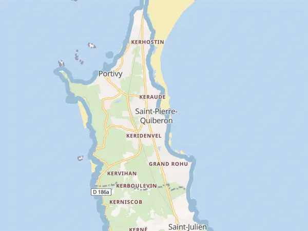 Plan de Saint-Pierre-Quiberon