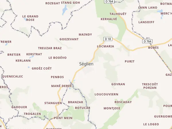 Plan de Séglien