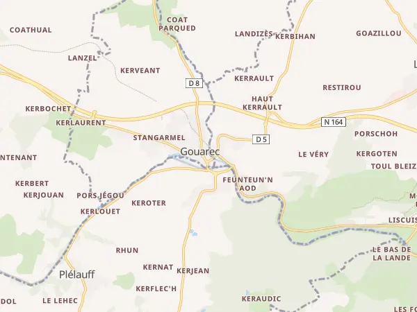 Plan de Gouarec
