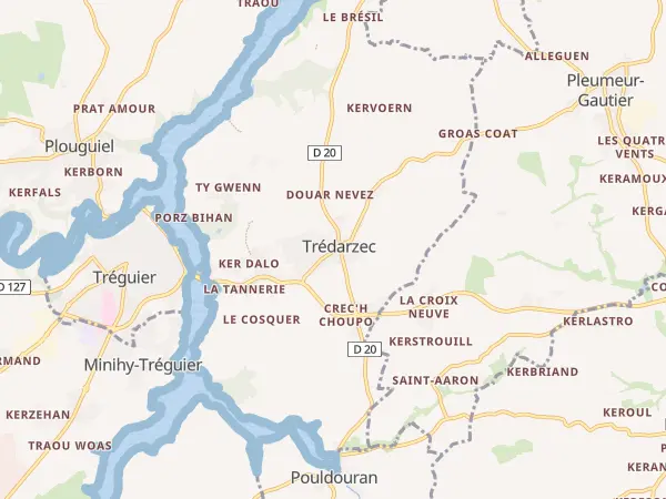 Plan de Trédarzec