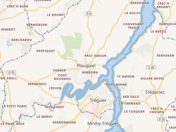 Plan de Plouguiel