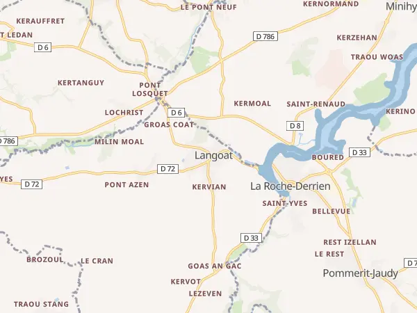 Plan de Langoat