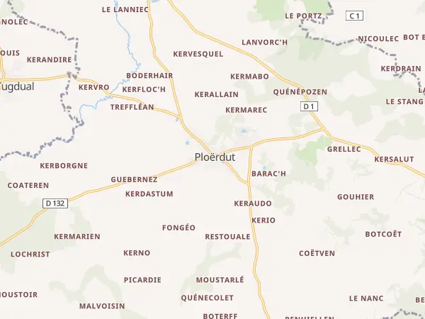 Plan de Ploërdut