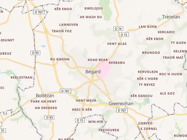 Plan de Bégard