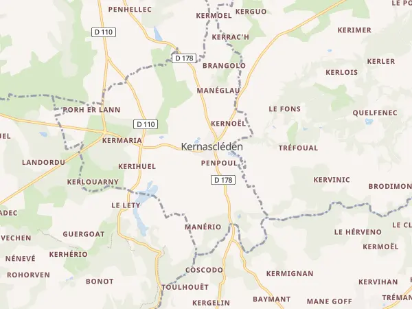 Plan de Kernascléden