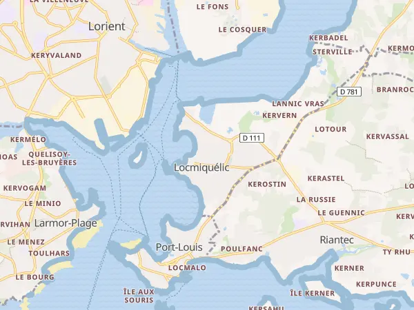 Plan de Locmiquélic