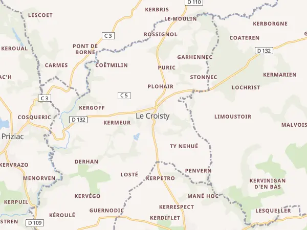 Plan du Croisty