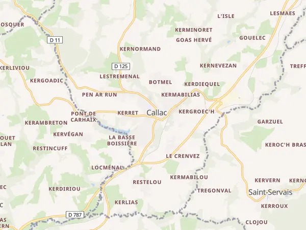Plan de Callac