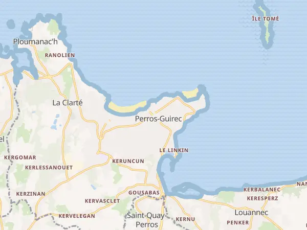 Plan de Perros-Guirec