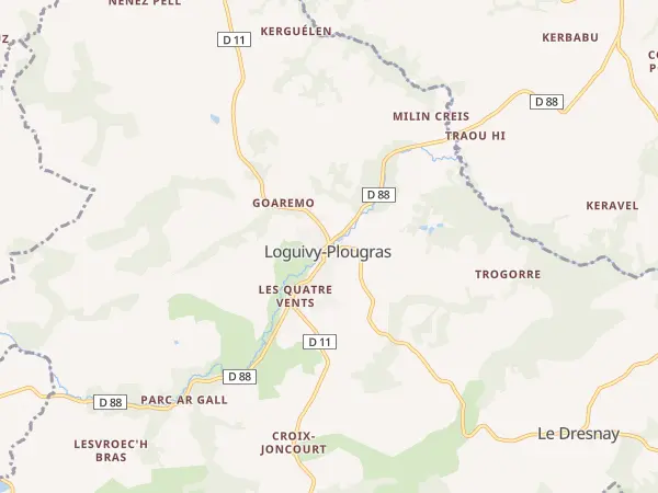 Plan de Loguivy-Plougras