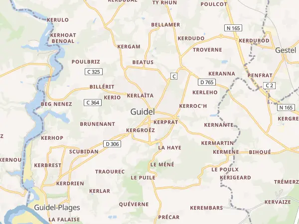 Plan de Guidel