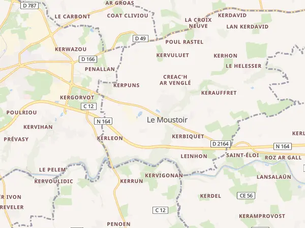 Plan du Moustoir