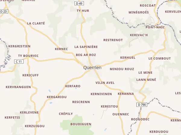 Plan de Querrien