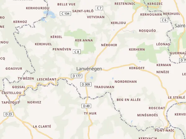 Plan de Lanvénégen