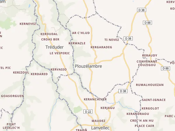 Plan de Plouzélambre