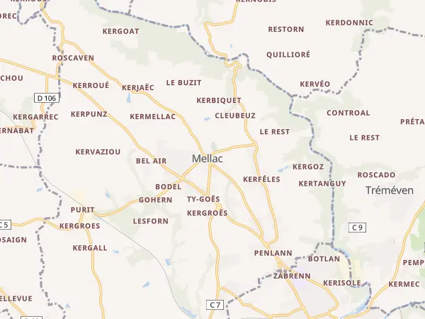 Plan de Mellac