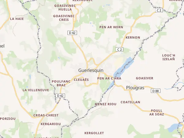 Plan de Guerlesquin