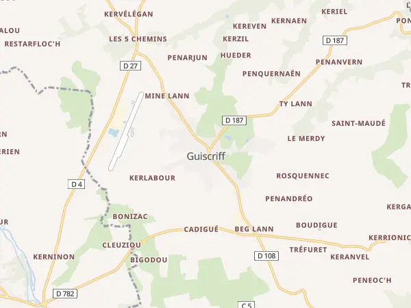 Plan de Guiscriff