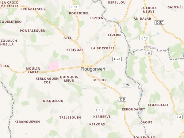 Plan de Plougonven