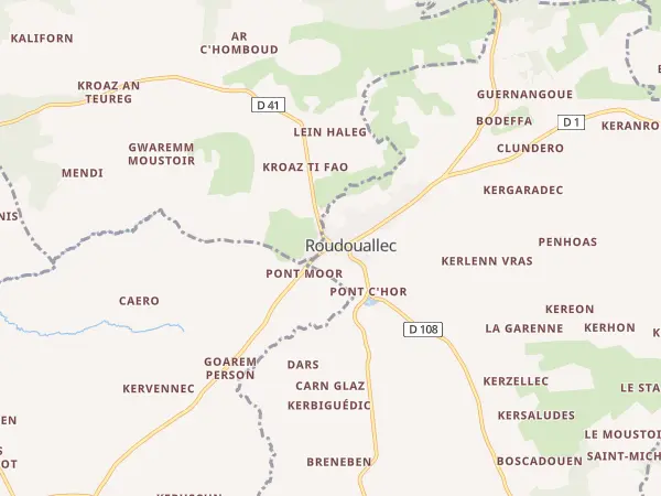 Plan de Roudouallec