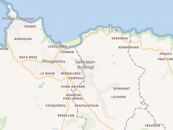 Plan de Saint-Jean-du-Doigt