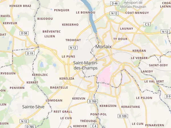 Plan de Saint-Martin-des-Champs