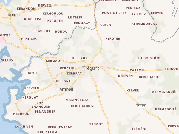 Plan de Trégunc
