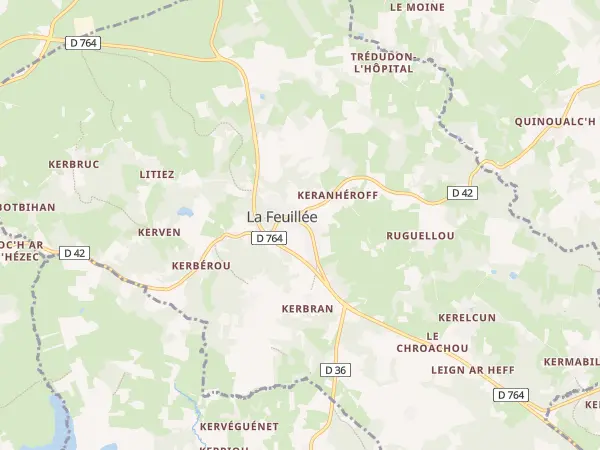 Plan de La Feuillée