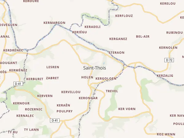 Plan de Saint-Thois