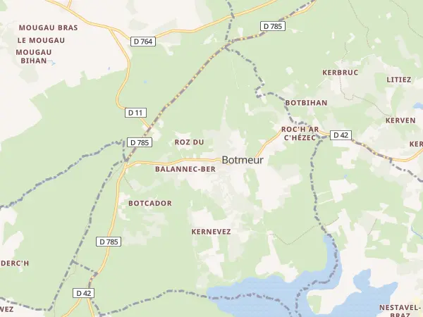 Plan de Botmeur