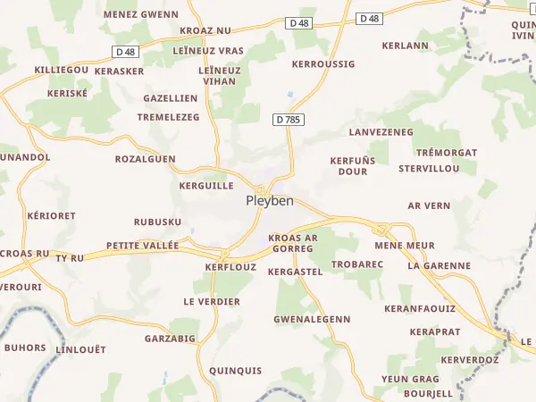 Plan de Pleyben