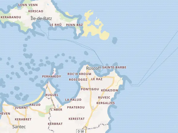 Plan de Roscoff
