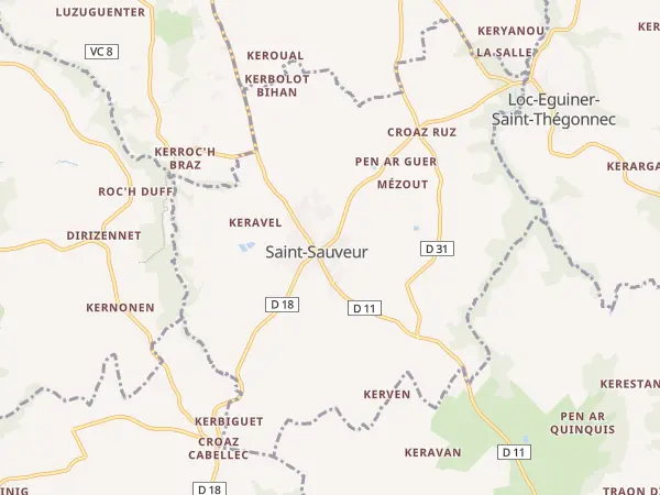 Plan de Saint-Sauveur