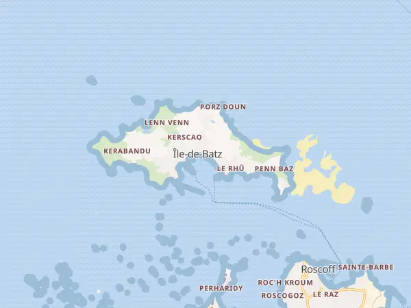 Plan de Île-de-Batz