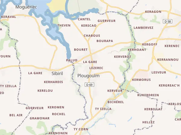 Plan de Plougoulm