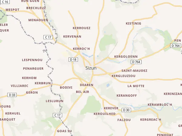 Plan de Sizun