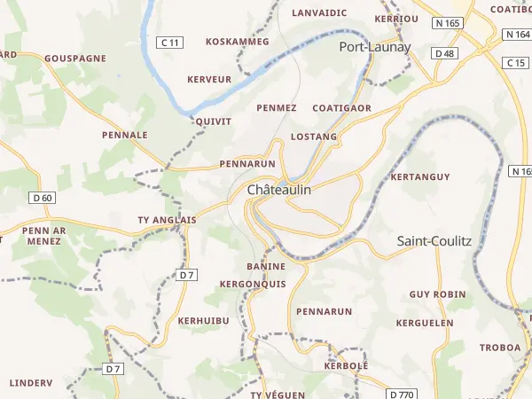 Plan de Châteaulin