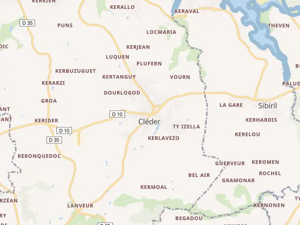Plan de Cléder