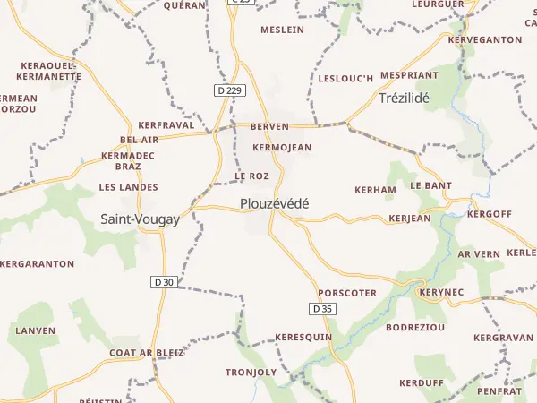 Plan de Plouzévédé