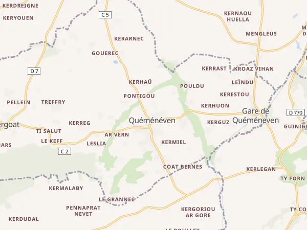 Plan de Quéménéven