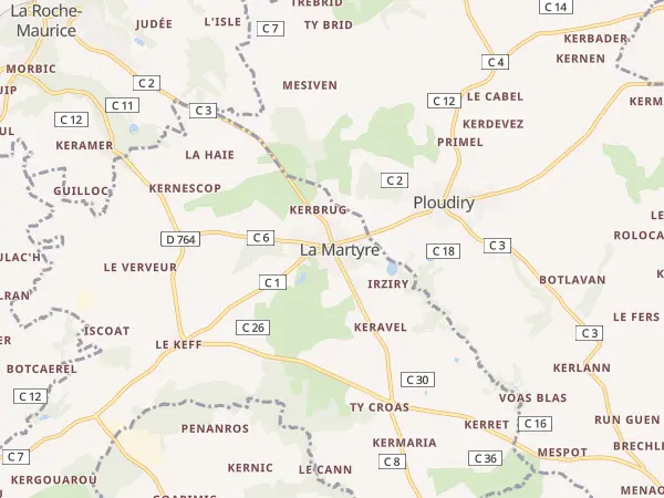 Plan de La Martyre